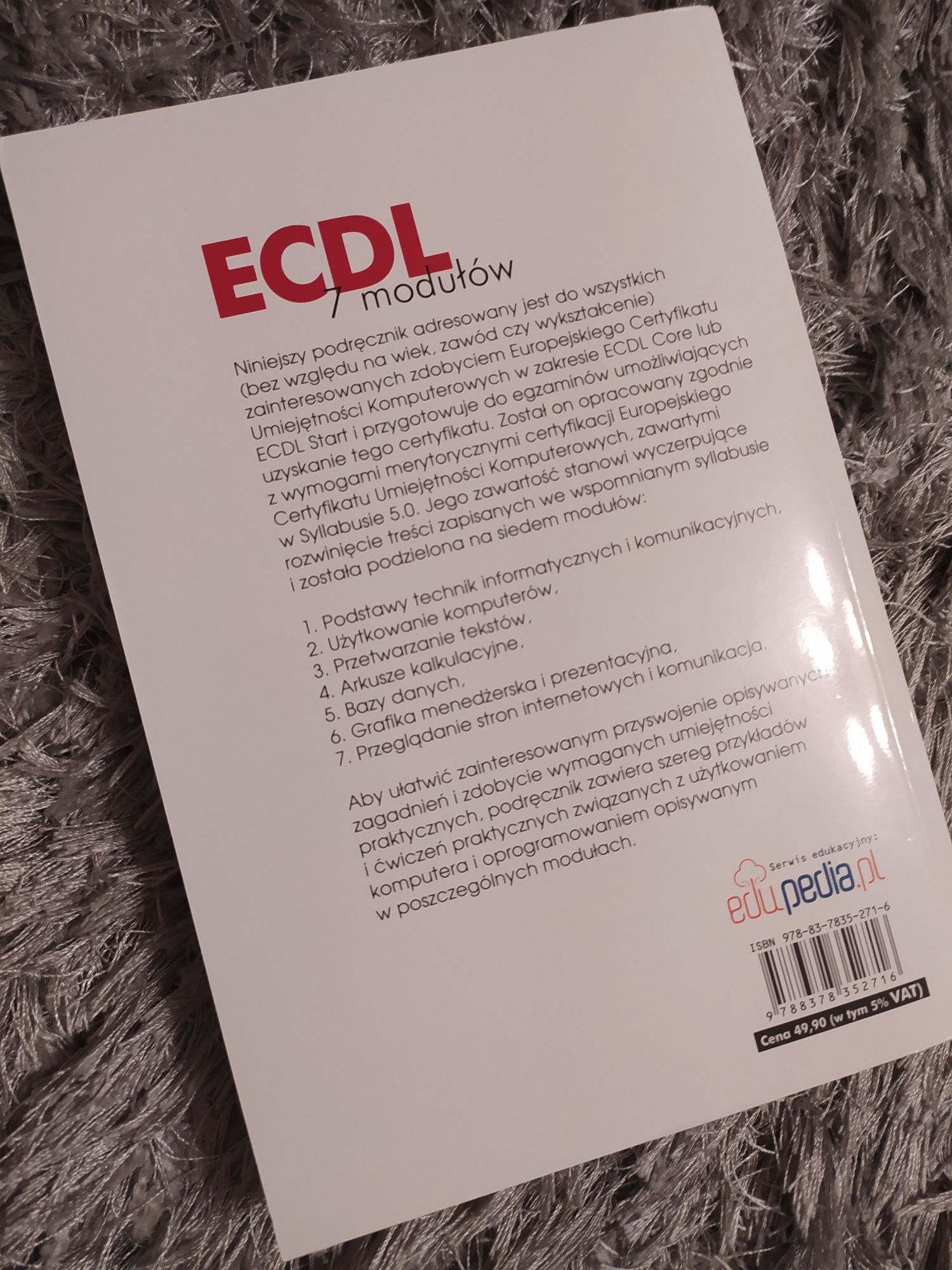 ECDL  7 modułów Kompletny kurs