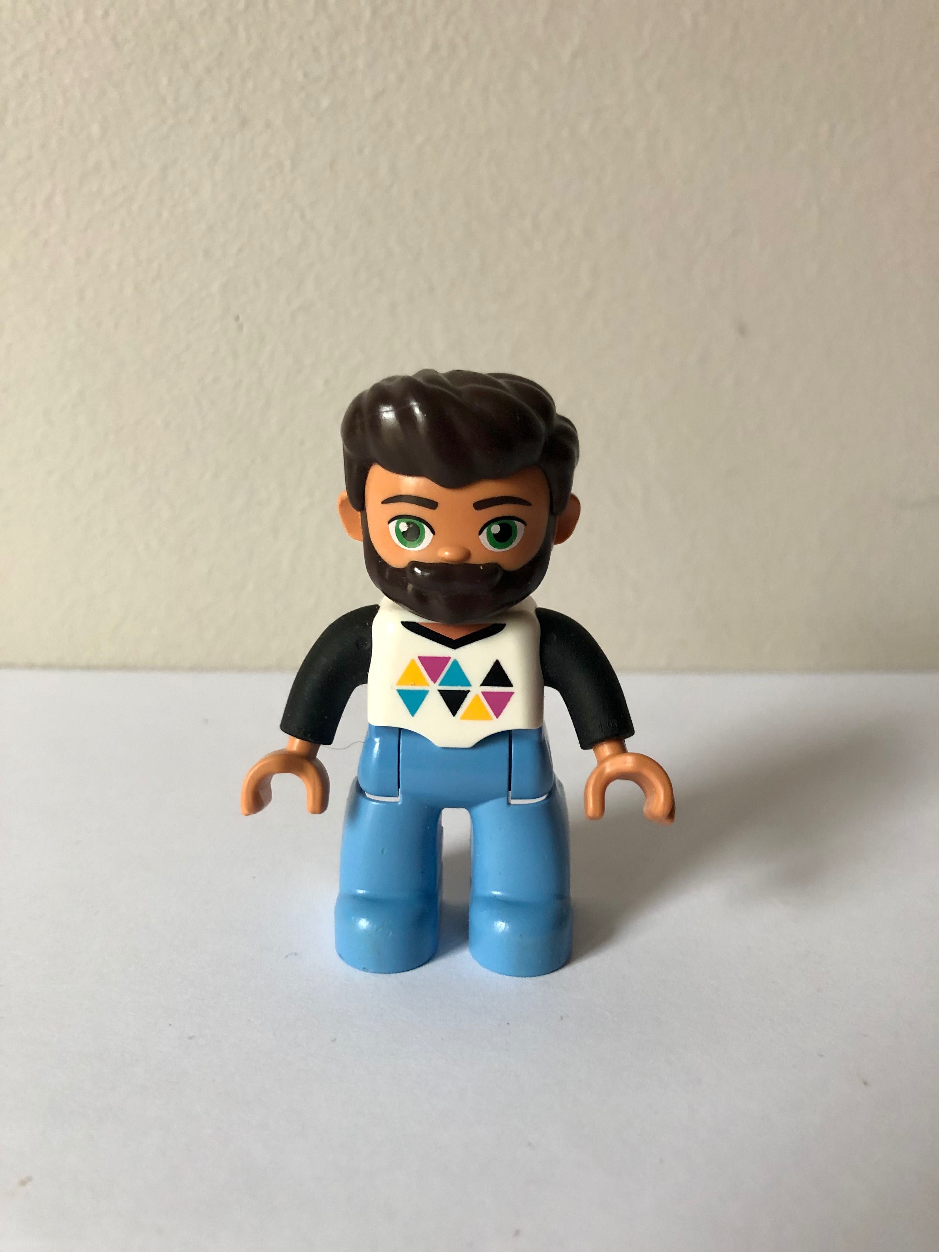 Figurka ludzik  z brodą Lego Duplo