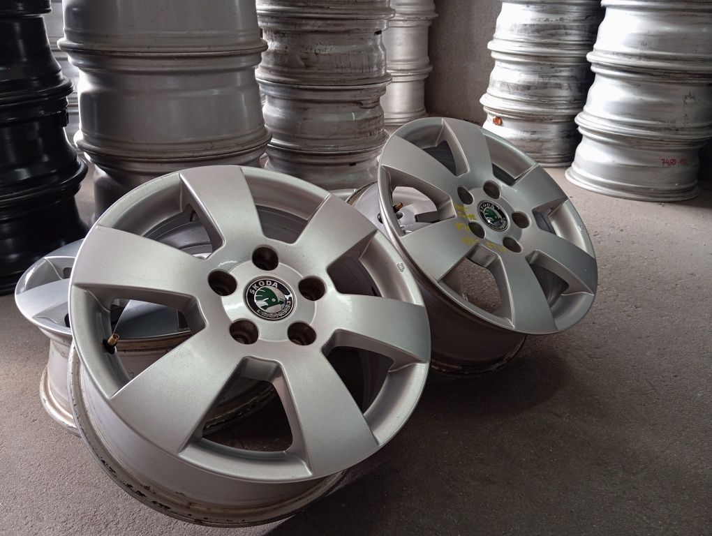 Felgi aluminiowe 5x112 15" Skoda