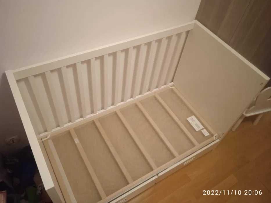 Łóżko dziecięce IKEA Stuva Malad z szufladami