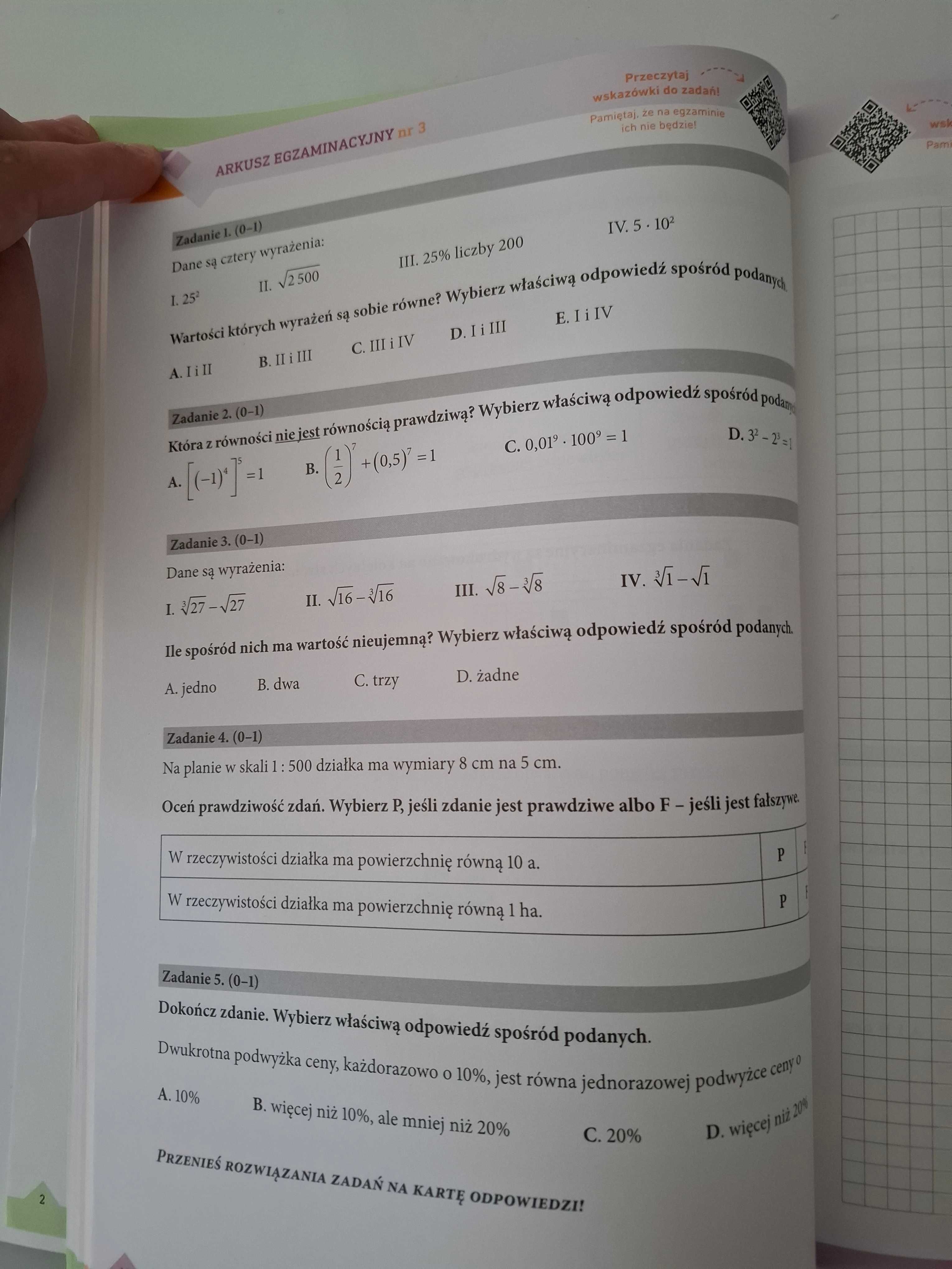 Egzamin ósmoklasisty Arkusze Matematyka Greg