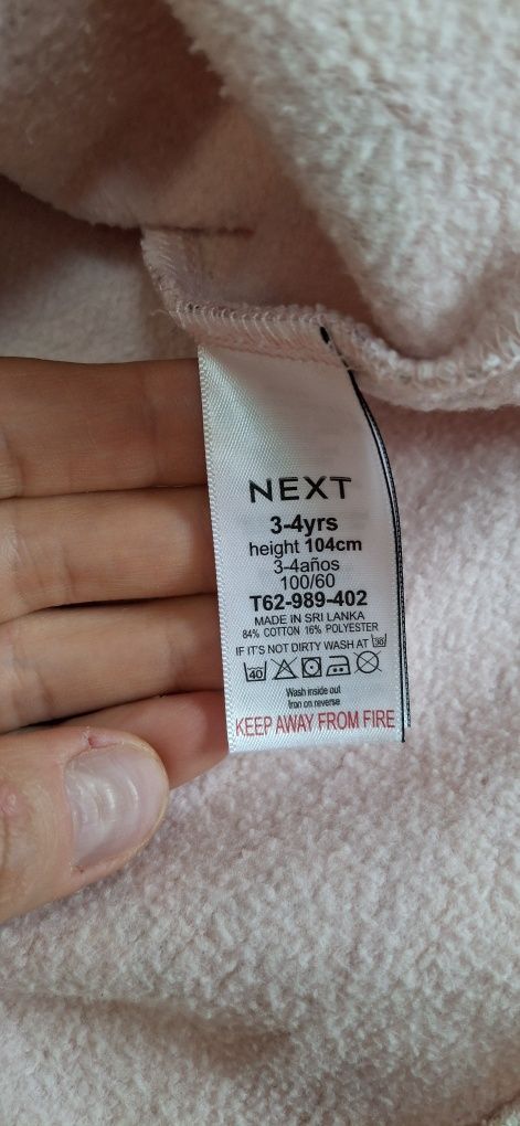 Тепла сукня та теплі штани від next, 110см, гольф