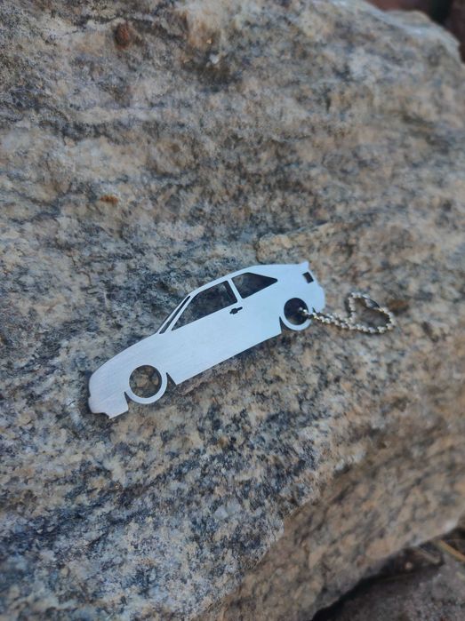 VW Corrado - Brelok ze stali nierdzewnej - Solidny - Prezent dla fana