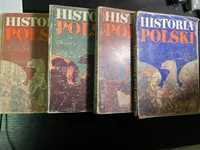 4 tomy Historii Polski