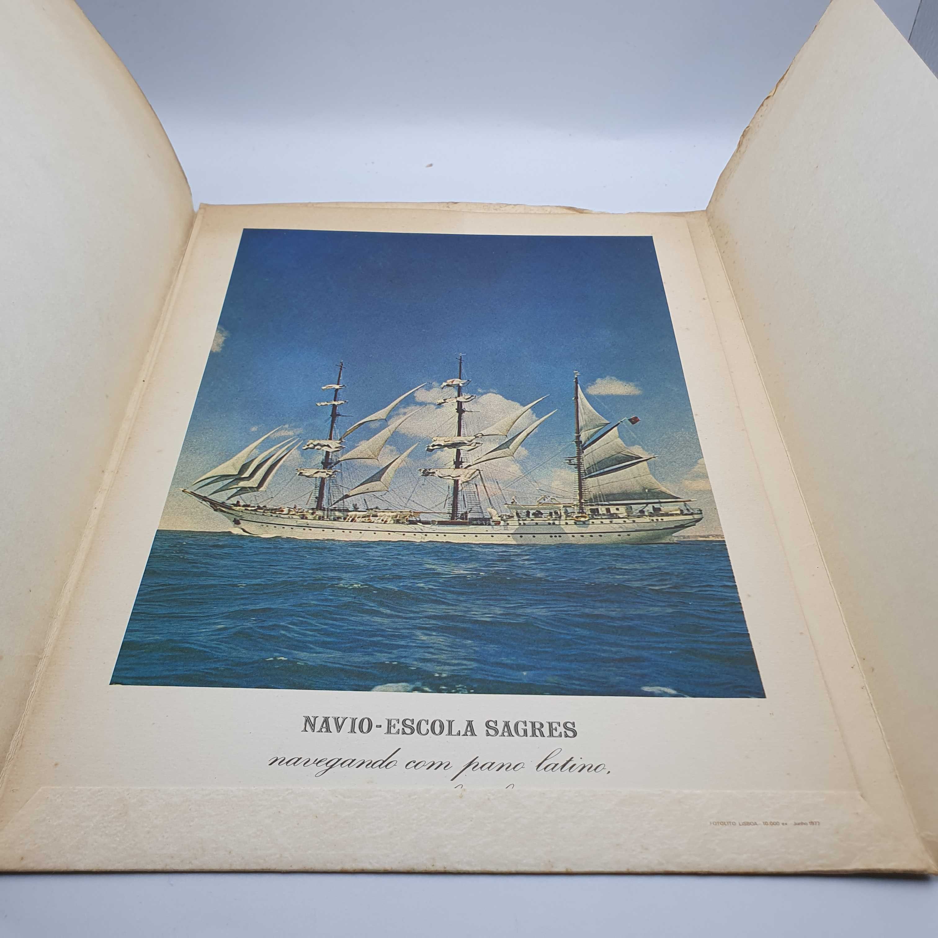Livro - Fotografias Navio Escola Sagres - Ref-Esc