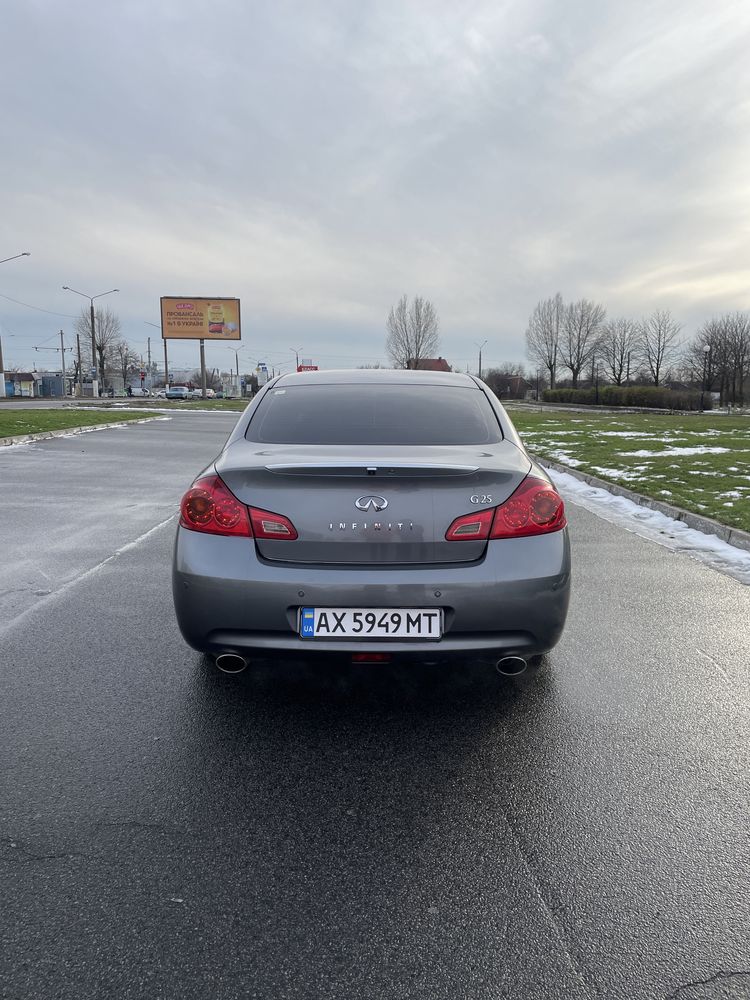 Infiniti g25 офіційний, гбо