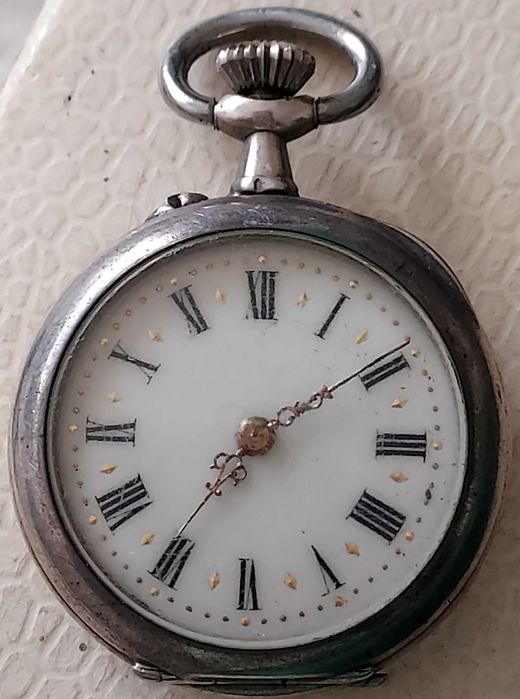 Relogio bolso cylindre 10 rubis