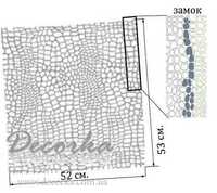 Трафарет многоразовый "Кожа КРОКОДИЛА"  532x520