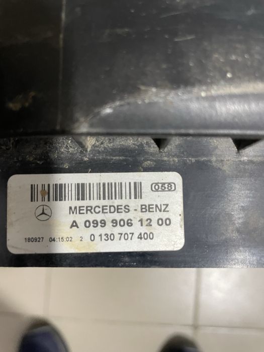 Продам дифузор с вентилятором мерседес w205.