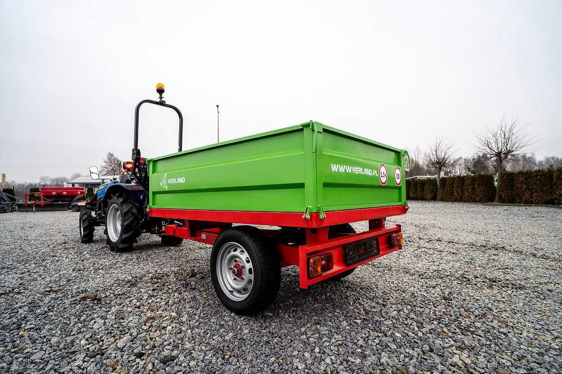 Przyczepa wywrotka do ISEKI KUBOTA YANMAR JOHN DEERE Baras