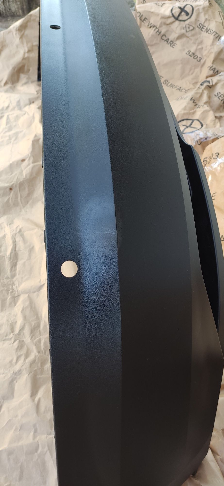 Спойлер молдинг губа накладка заднього бампера нижня Skoda Kodiaq (201