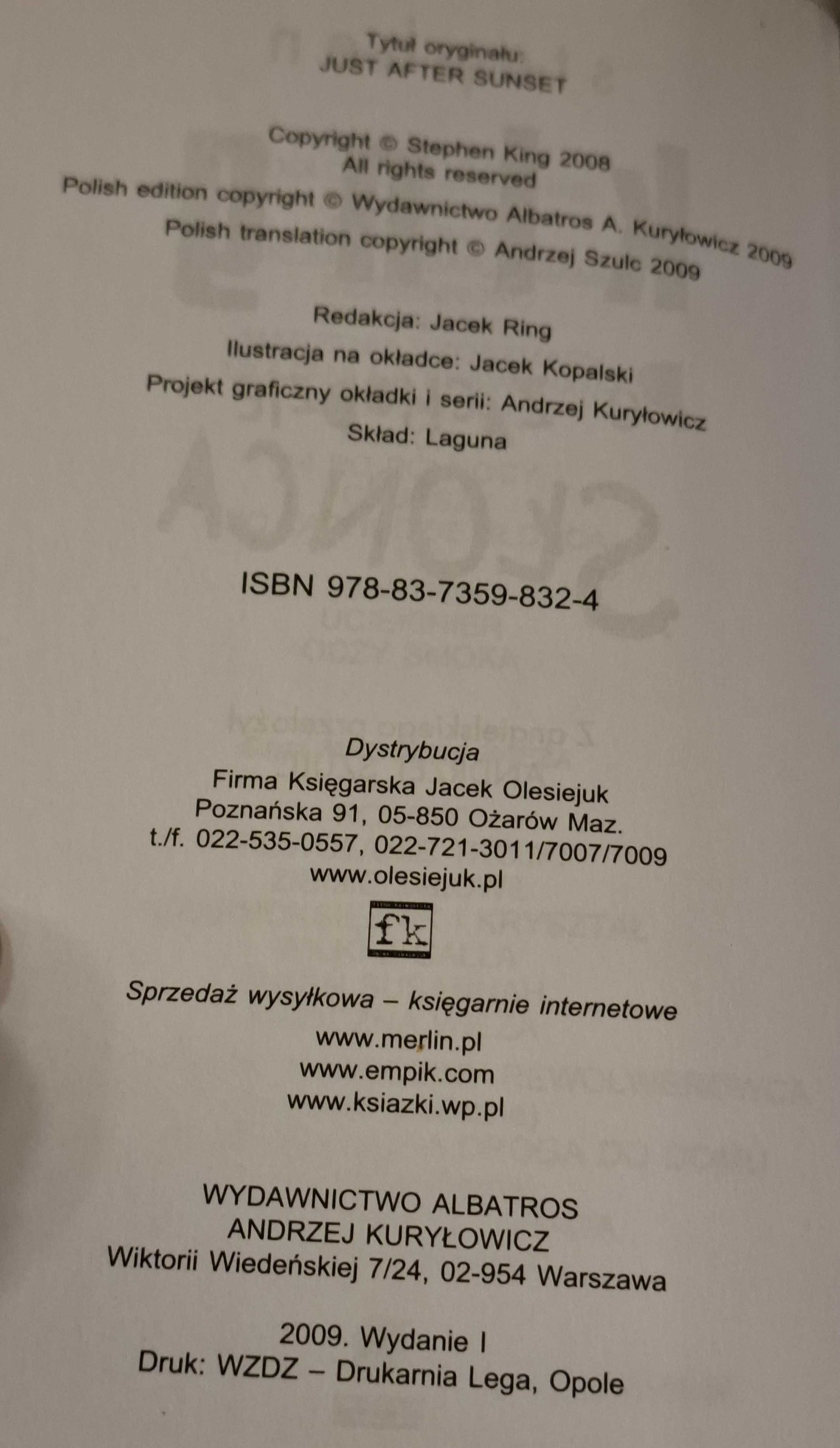 Po zachodzie słońca Stephen King