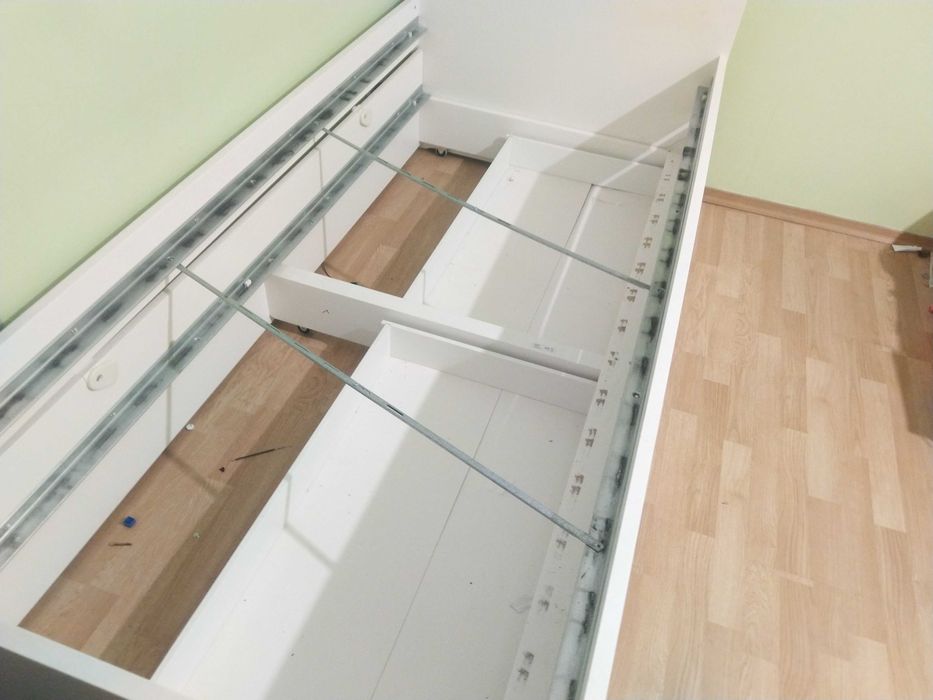 Łóżko podwójne z IKEA