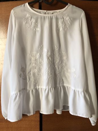 Блуза белая женская ostin