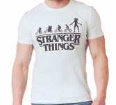 881 KOSZULKA MĘSKA Stranger Things Biała T-Shirt XL