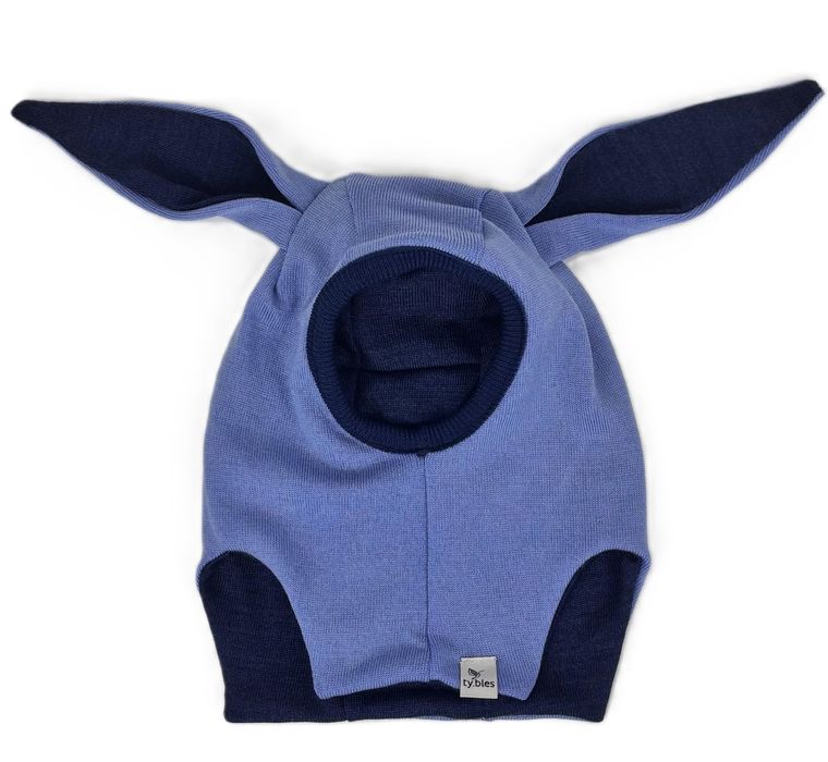 Czapka kominiarka 100% wełna ciepła merino lambs wool 1 -2  lata