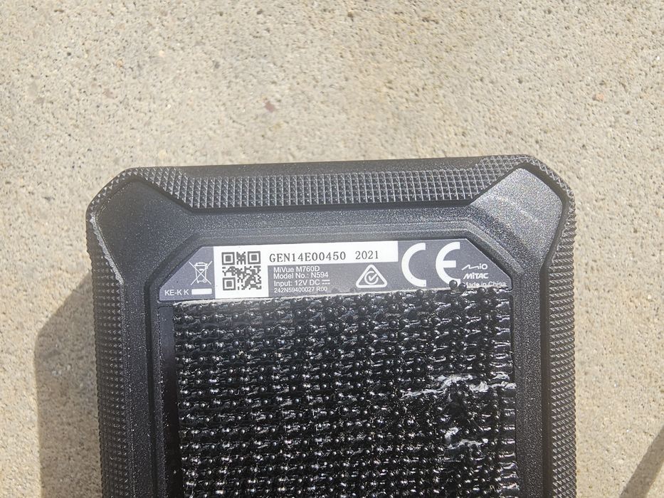 Wideorejestrator  motocyklowy podwójna kamera MiVue M760D