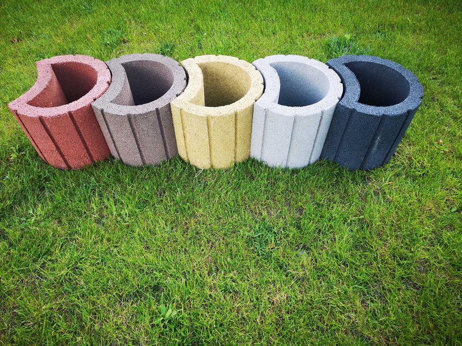 Donice, gazony betonowy 40x29x30wys. DOSTAWA GRATIS CALA PL. Producent