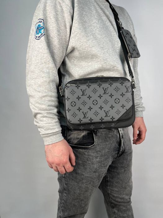 Сумка через плече 3в1 / Мужская сумка Louis Vuitton