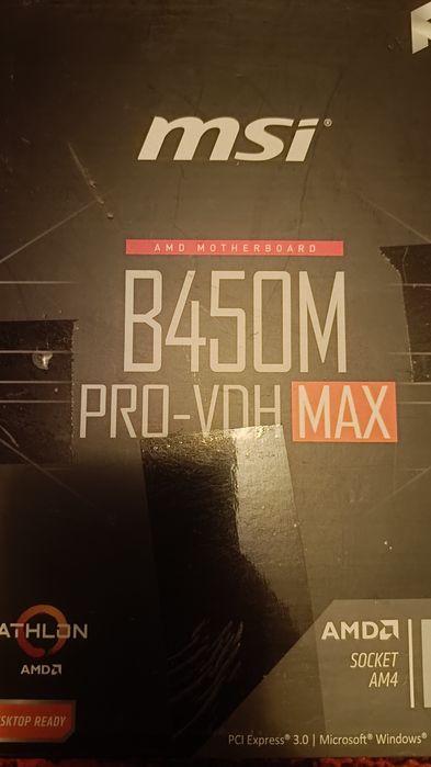 Продам  MSI b450m pro vdn max