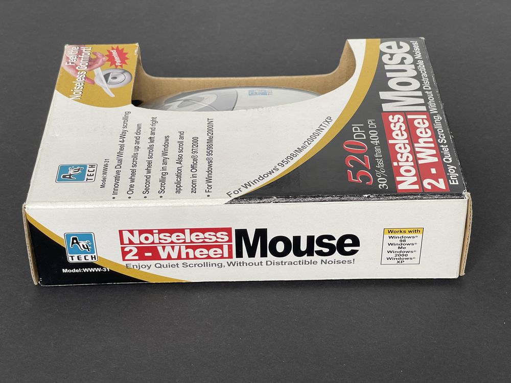 Nowa MYSZKA KULKOWA A4Tech 4D model WWW-31 520dpi