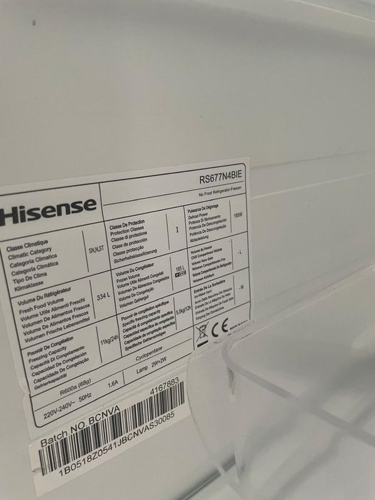 Frigorífico americano (side by side) Hisense