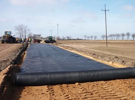 Geowłóknina mata drogowa FVAT WYPRZEDAŻ szer. do 6m FV DOSTAWA 24H -