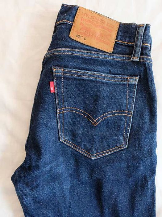Levi’s 505C originais – jeans vintage, W26 L34 corte reto