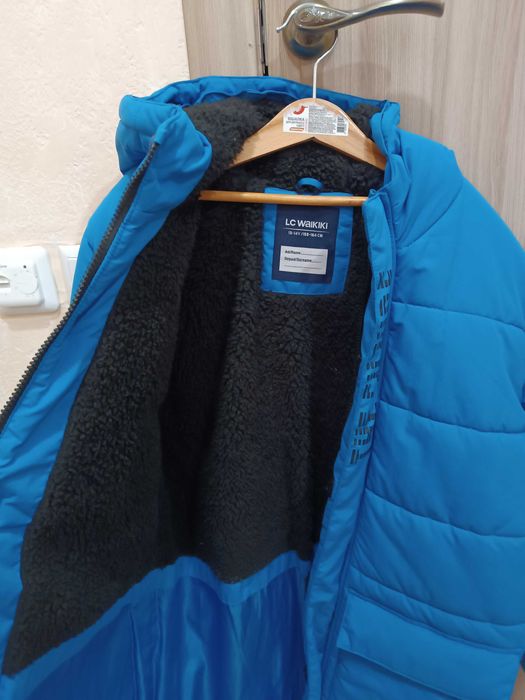 Зимова куртка синя хлопець