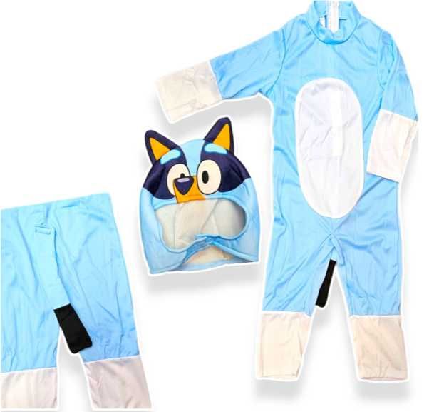 Strój Pies Kostium Niebieskiego psa Bluey z Czapeczką Blu Bingo