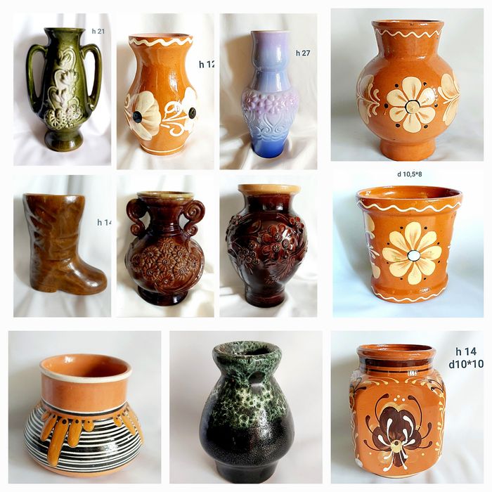 Ваза Васильківська майоліка маньківська майолика