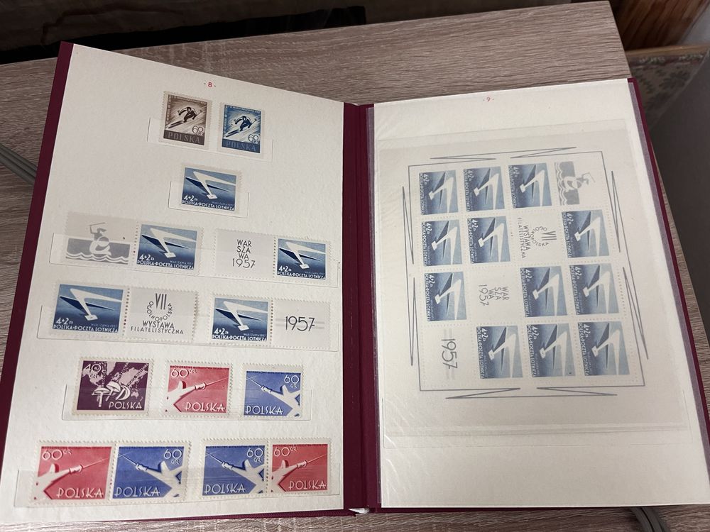 Kolekcja  czystych znaczków Polskich