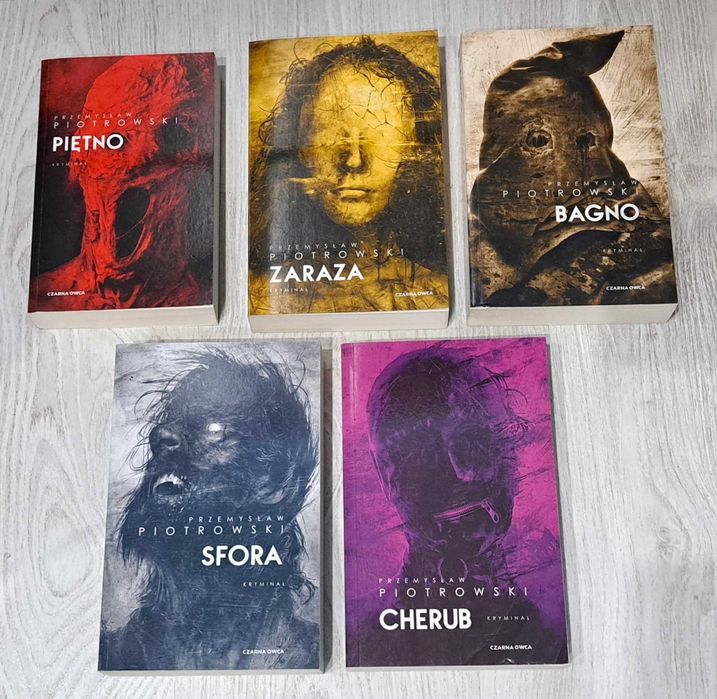 5x Przemysław Piotrowski Sfora + Piętno + Zaraza + Bagno + Cherub