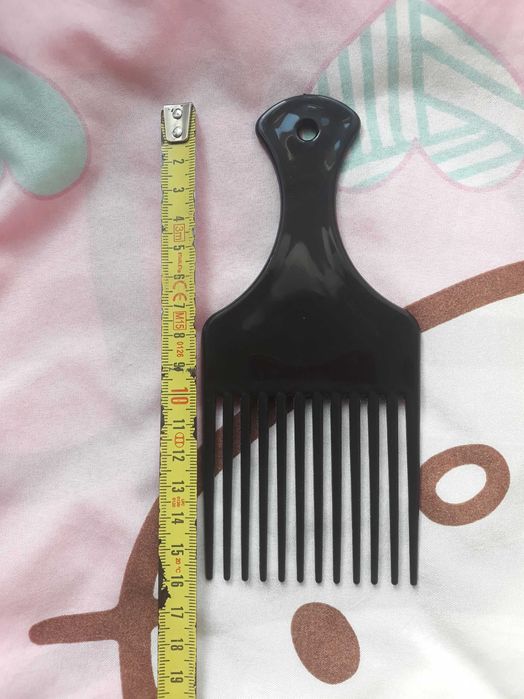 Afro pick do włosów kręconych, curly girl hair care routine