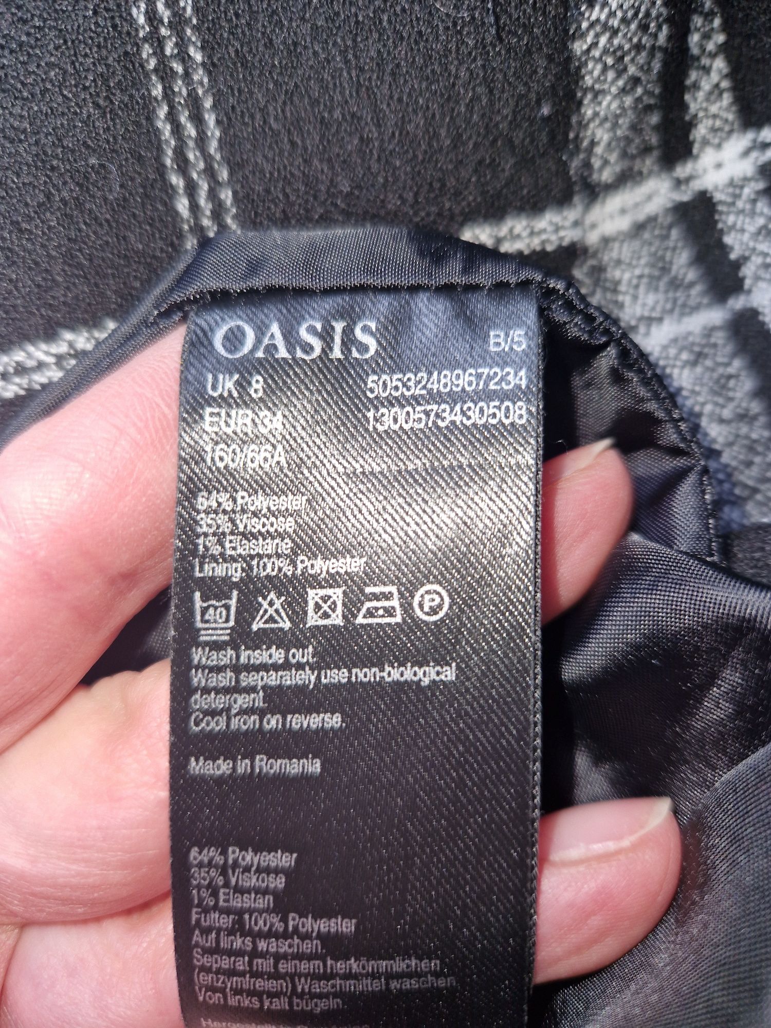 Oasis spódnica krata r.34