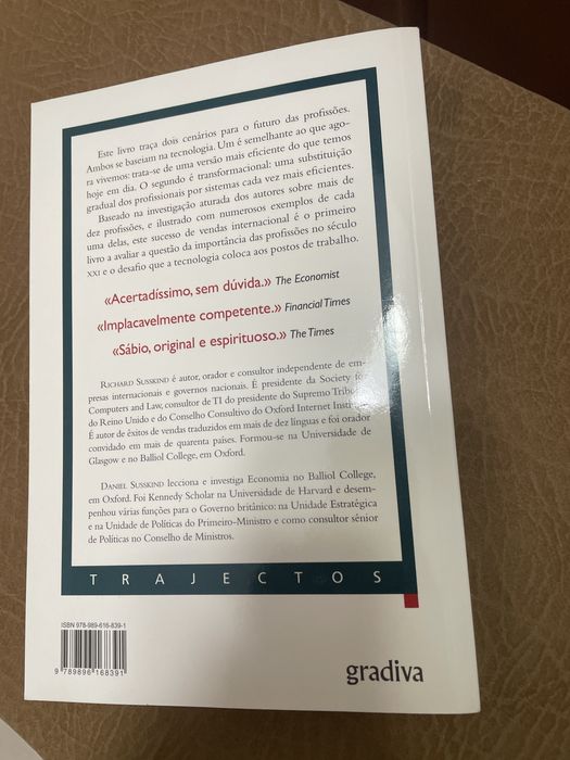 Livro o Futuro das Profissoes