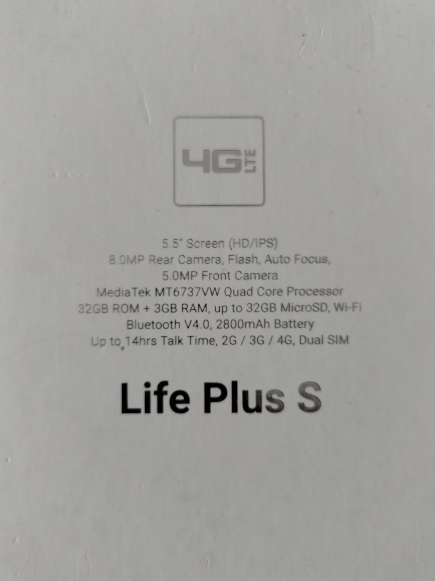 STK Life Plus S, 5,5', 2Sim+micro SD card, 3/32, запасний акумулятор