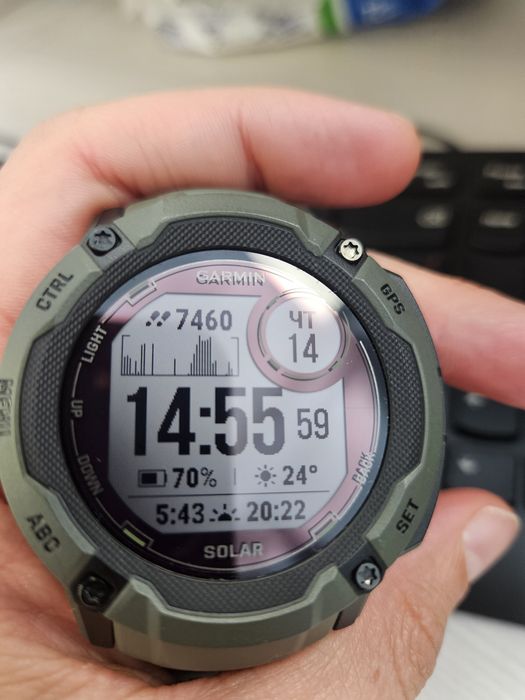 Garmin Instinct 2X Solar Moss