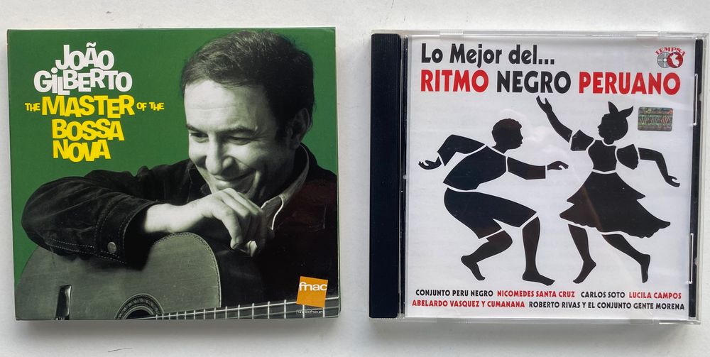 CDs João Gilberto e Ritmo Negro