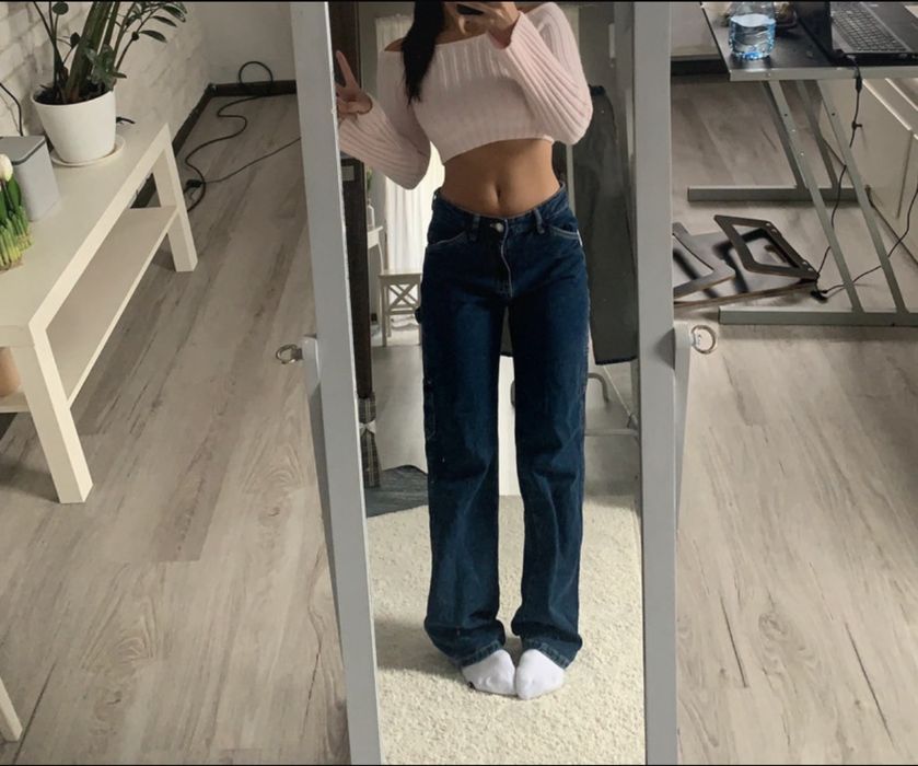 Jeansy vintage,jeansy zara