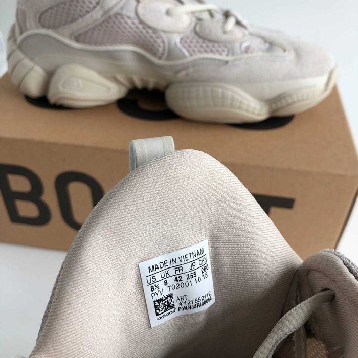 Мужские кроссовки Adidas Yeezy 500 Blush. Размеры 40-45