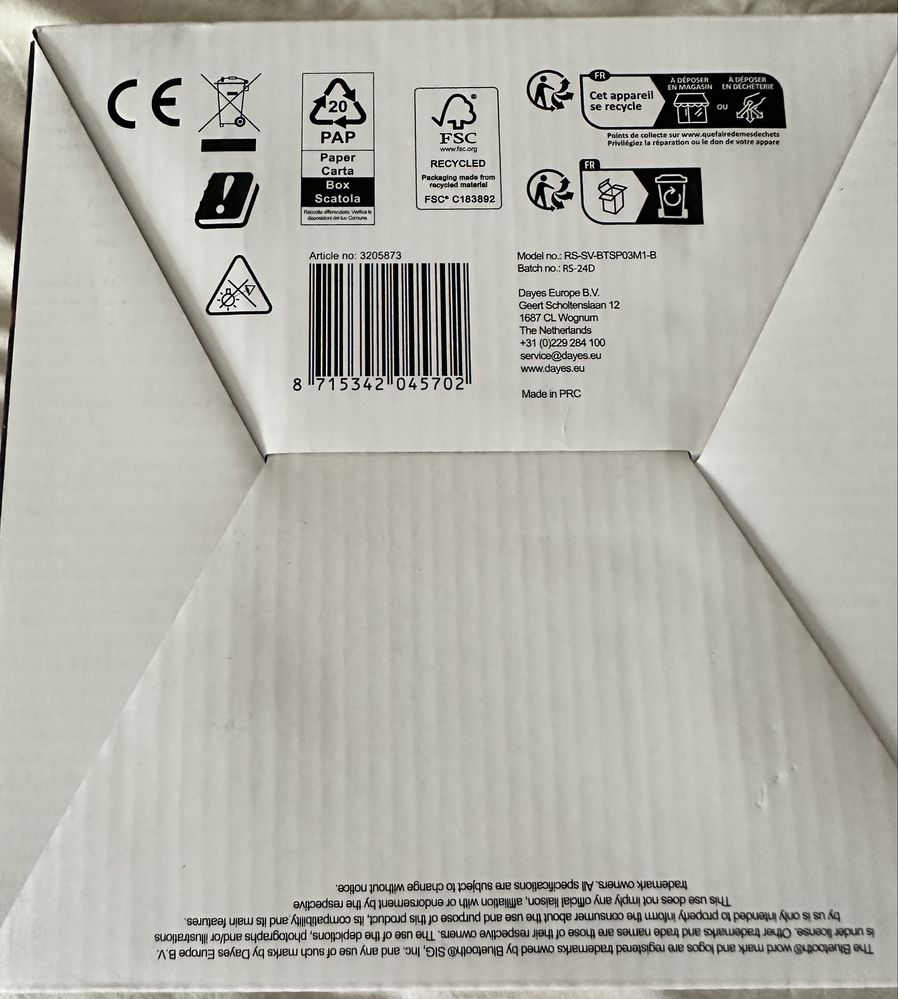 Głośnik RS-200 Roseland 20 W czarny + mikrofon karaoke