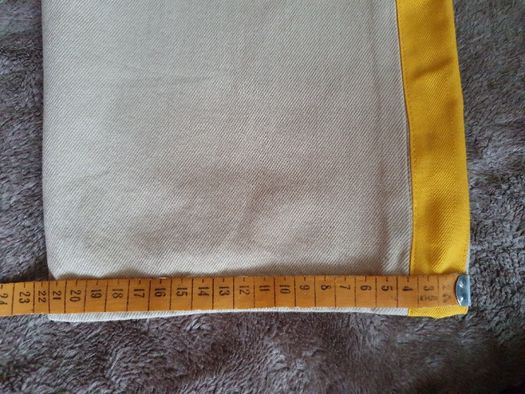 Męskie jeansy Calvin Klein Jeans, beżowe z lampasami - nowe, z metkami