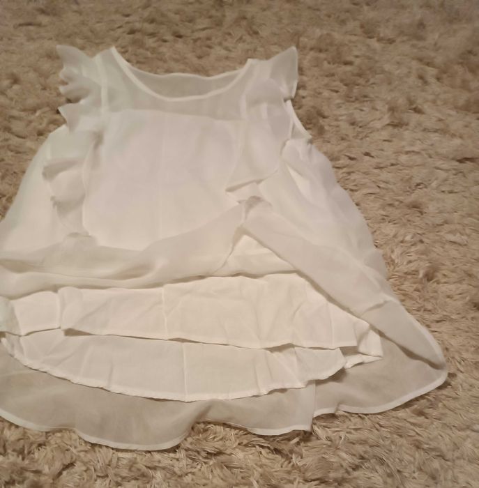 Indyjska elegancka biała bluzka ABERCROMBIE rozmiar XL
