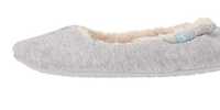 nowe Joules 38 (24cm) gwiazdki szare pantofle domowe baleriny kapcie