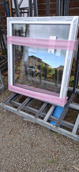 Okno Wital Impact 80, obustronnie białe FIX