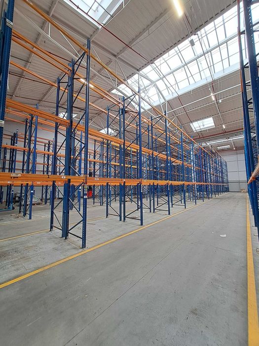 Regały paletowe, magazynowe PROMAG PHR, używane 3x700kg