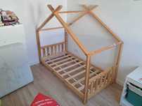 Cama de criança 80x160 em pinho