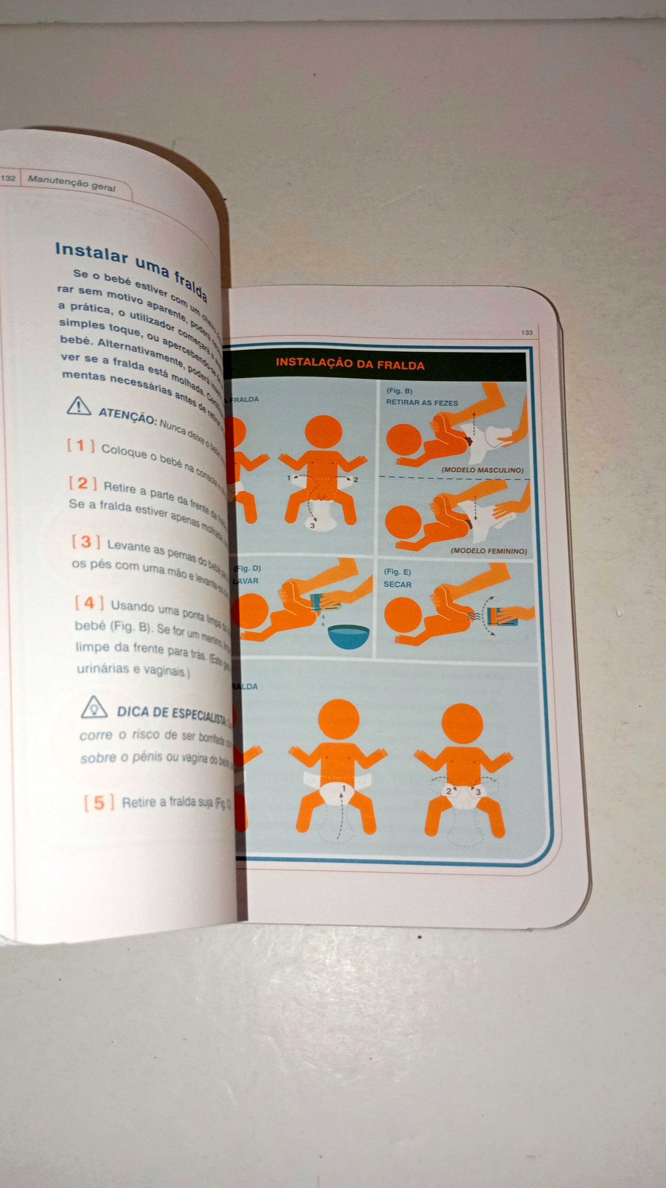 Bebé - livro de Instruções