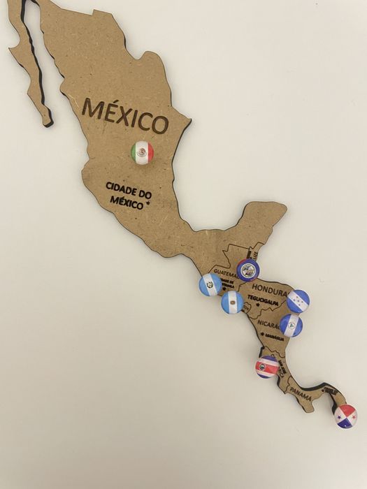 Mapa Mundo 2D (laser)